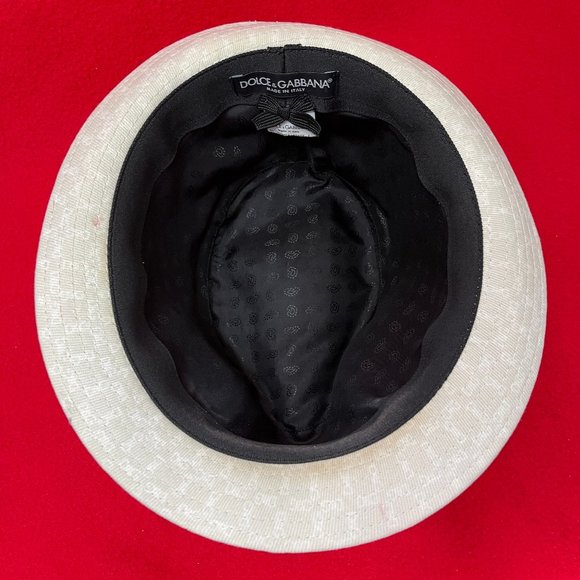 Auc DOLCE & GABBANA Printed Fedora Hat main image 10